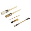 Sieve Brushes by CMT Equipment with small brass nylon and large bristle hair for accurate particle analysis and cleaning.
