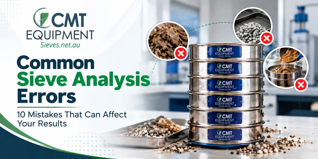 Sieve Analysis Errors: 10 Common Mistakes | CMT Equipment AU